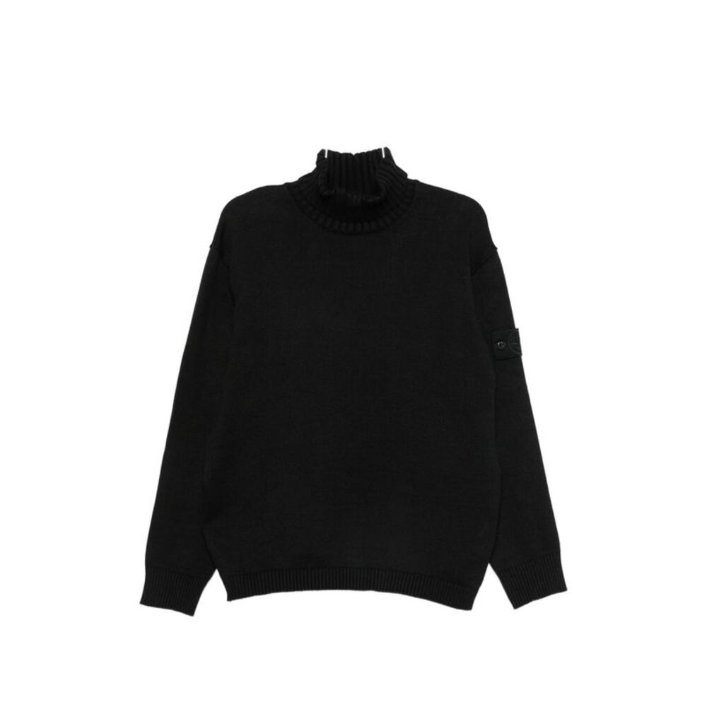 Stone Island Black Sweaters & Knitwear - Jumpers Men